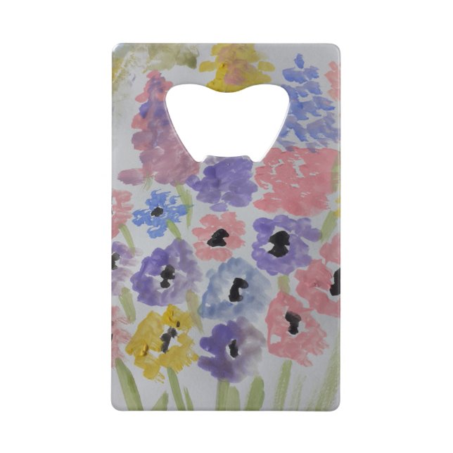 Summer Wildflowers Bottle Opener (Front)