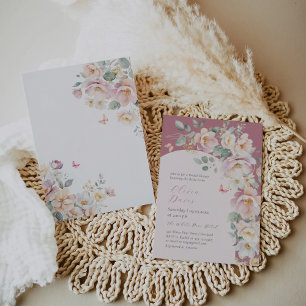 Summer Wildflowers Bridal Shower Invitation