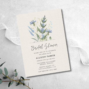Summer Wildflowers Bridal Shower Invitation