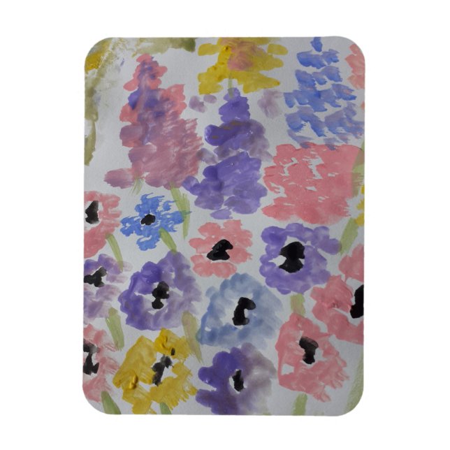 Summer Wildflowers Flexible Magnet (Vertical)