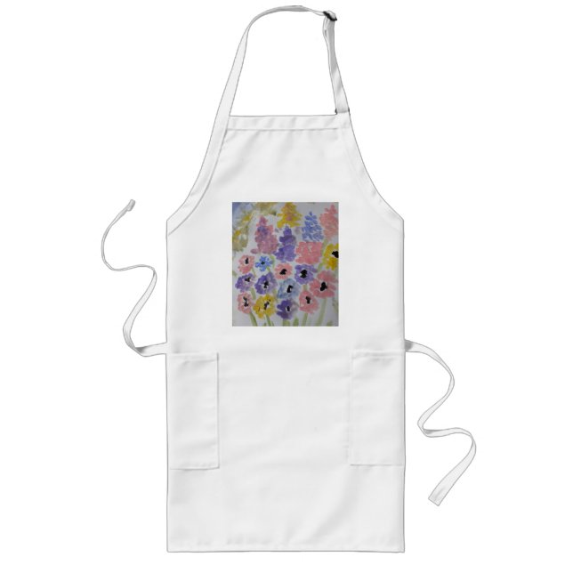 Summer Wildflowers  Long Apron (Front)