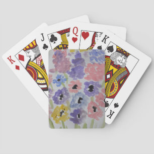 Summer Wildflowers Poker Cards