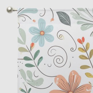 Summer Wildflowers & Swirls ID1064
