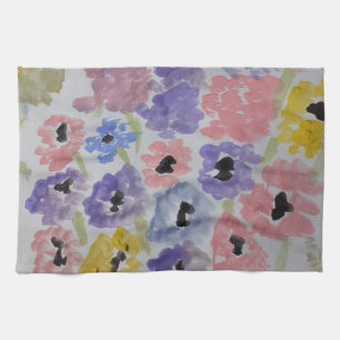 Summer Wildflowers Tea Towel