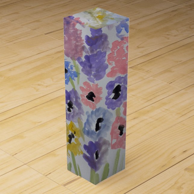Summer Wildflowers Wine Box (Front)