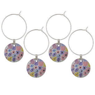 Summer Wildflowers Wine Charm
