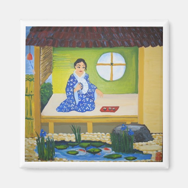 Summer windbells magnet (Front)