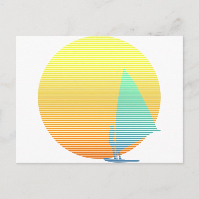 Summer Windsurfer Postcard (Front)