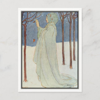 Summer (Winter) by Florence Harrison Postcard