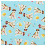 Summer Wire Fox Terrier Fabric