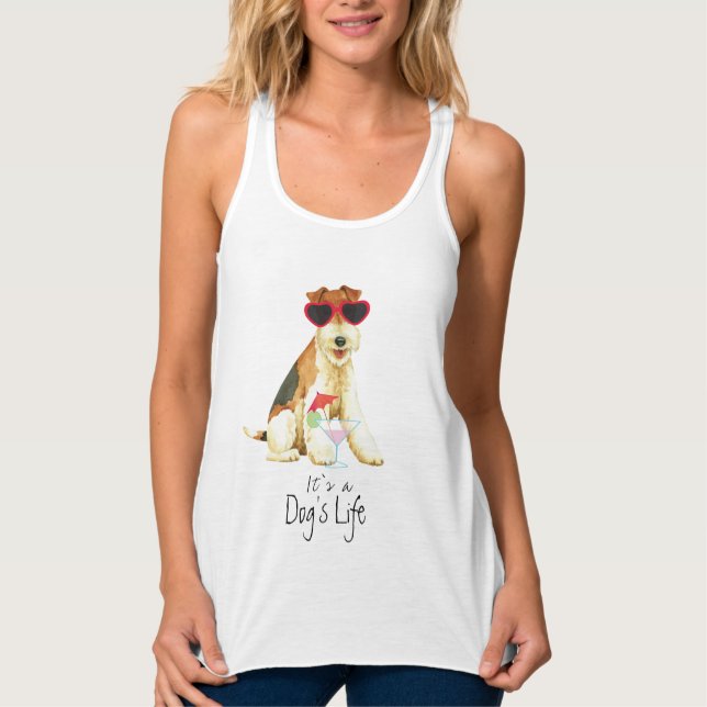 Summer Wire Fox Terrier Tank Top (Front)