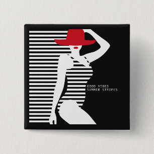 Summer Woman button