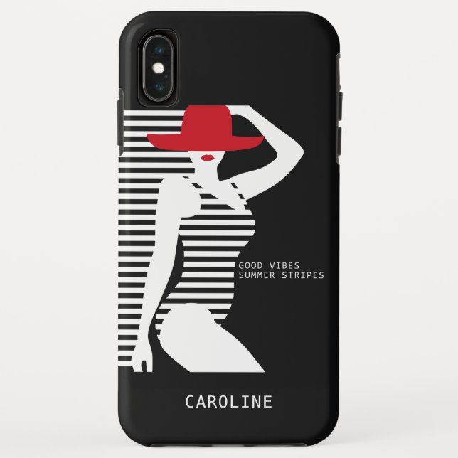 Summer Woman custom name phone cases (Back)