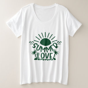 Summer Women's Plus Size  T-Shirt