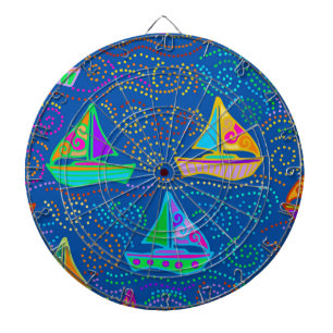 Summer Yachting Dart Board