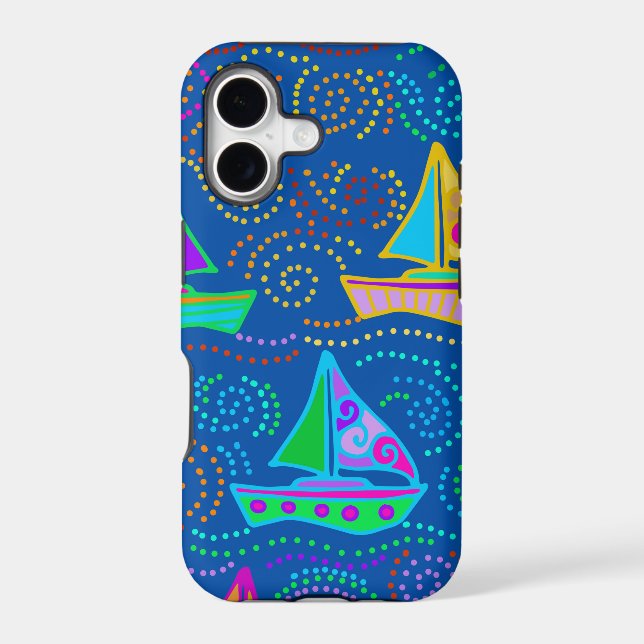 Summer Yachting Iphone Case (Back)
