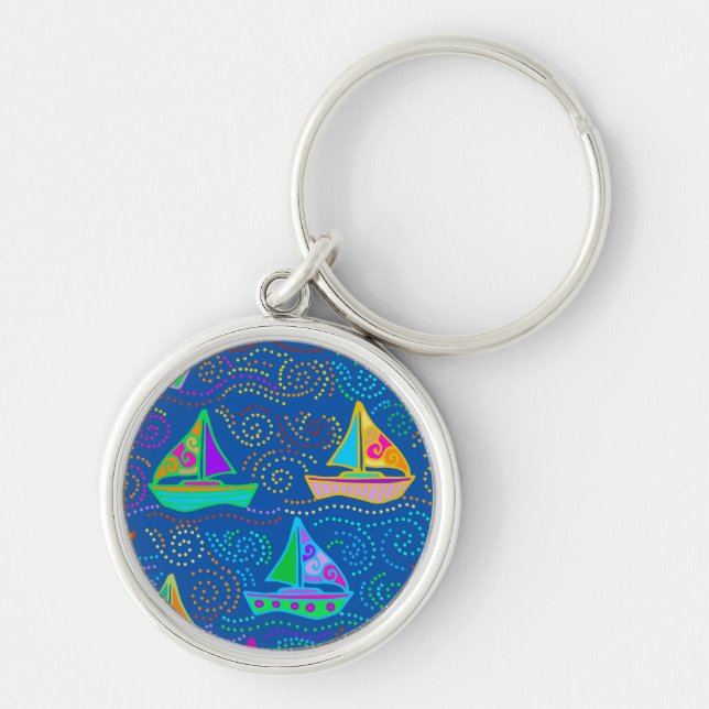 Summer Yachting Keychain (Front)