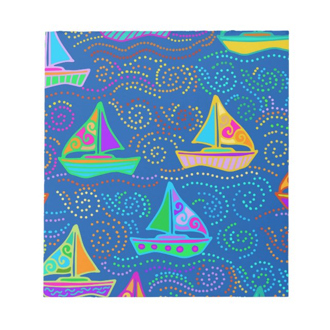 Summer Yachting Notepad (Front)