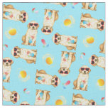 Summer Yellow Lab Fabric
