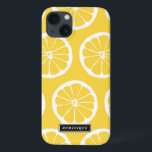 Summer Yellow Lemon Slices Pattern iPad Case<br><div class="desc">Simple and modern iPad mini case featuring lemon slices pattern,  a perfect pop of color. This personalized case will be perfect as a gift. Similar designs are available.</div>