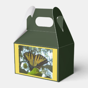 Summer Yellow Monarch Favor Boxes