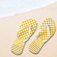 Yellow dot flip on sale flops