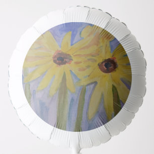 Summer Yellow Sunflowers Balloon