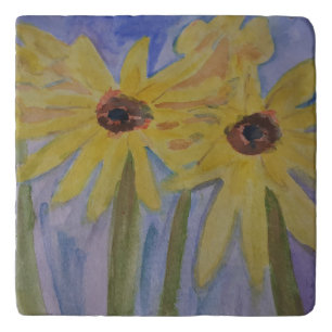 Summer Yellow Sunflowers Trivet