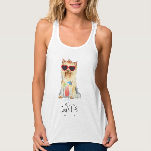 Summer Yorkie Tank Top (Front)