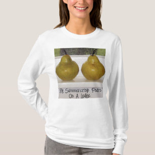 Summercrisp Pears on Ledge Art Photo Tshirt
