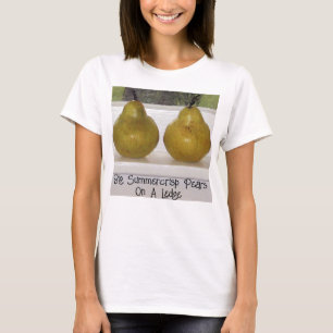 Summercrisp Pears on Ledge Art Photo Tshirt