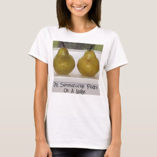 Summercrisp Pears on Ledge Art Photo Tshirt