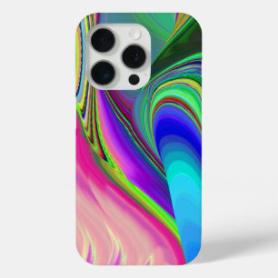 Summerfeeling , Abstract 3D Rainbowart iPhone 15 Pro Case