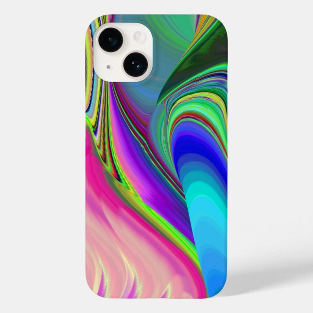 Summerfeeling , Abstract 3D Rainbowart Case-Mate iPhone Case (Back)