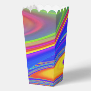Summerfeeling , Abstract 3D Rainbowart Favor Boxes