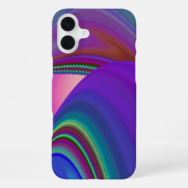 Summerfeeling , Abstract 3D Rainbowart Iphone Case (Back)