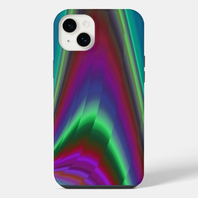 Summerfeeling , Abstract 3D Rainbowart Iphone Case (Back)