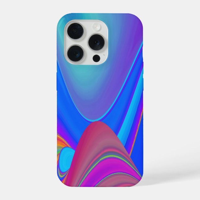 Summerfeeling , Abstract 3D Rainbowart Iphone Case (Back)