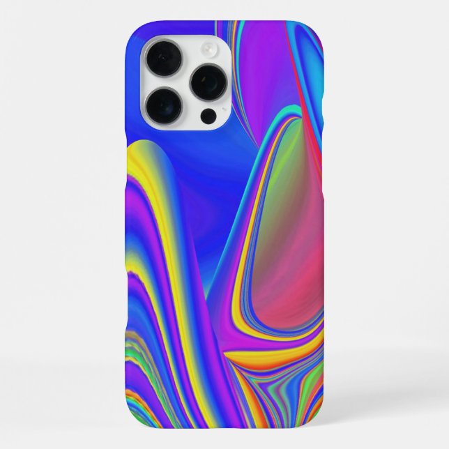 Summerfeeling , Abstract 3D Rainbowart Iphone Case (Back)