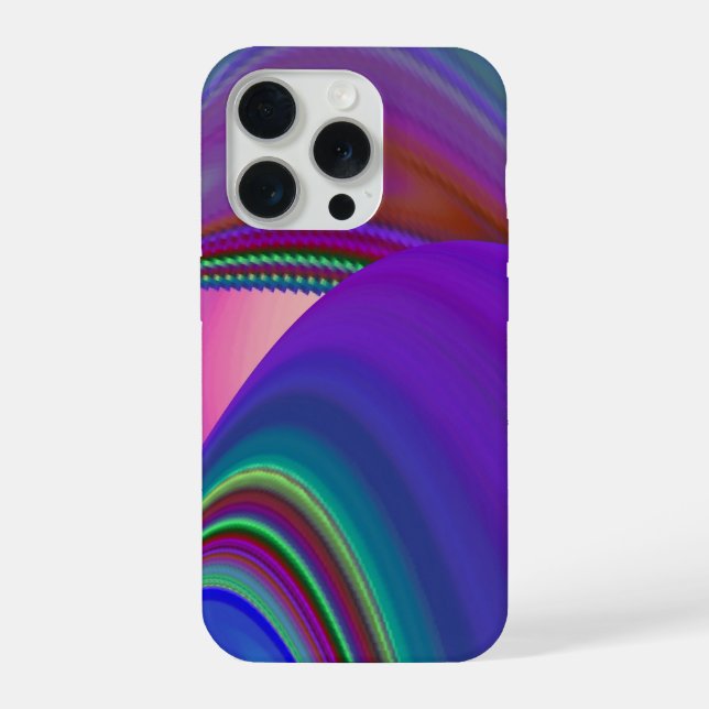 Summerfeeling , Abstract 3D Rainbowart Iphone Case (Back)
