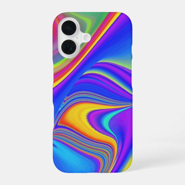 Summerfeeling , Abstract 3D Rainbowart iPhone Case (Back)