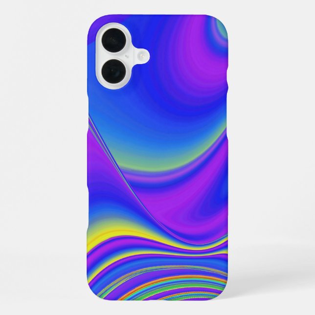 Summerfeeling , Abstract 3D Rainbowart Iphone Case (Back)