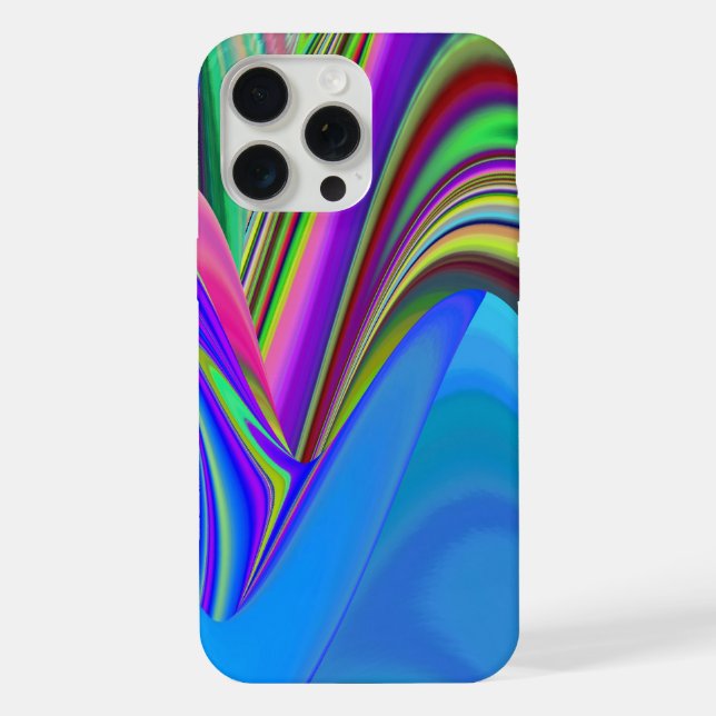 Summerfeeling , Abstract 3D Rainbowart Iphone Case (Back)