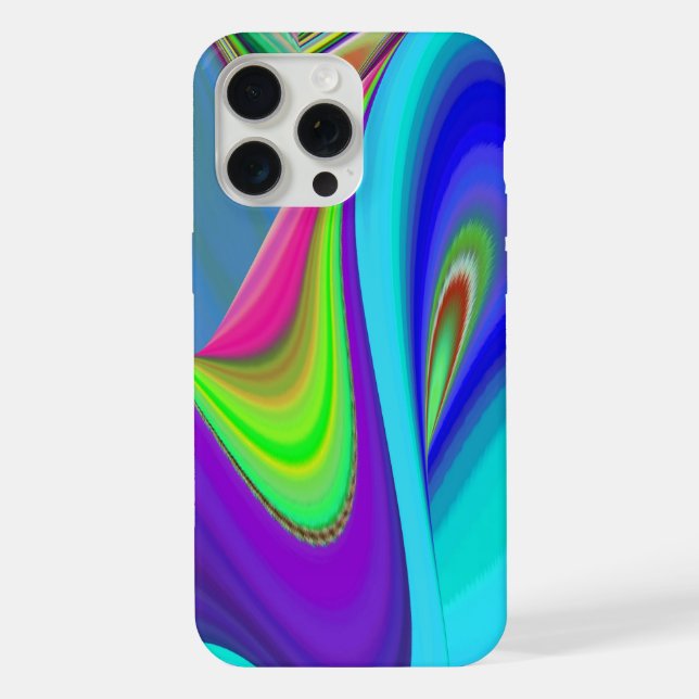 Summerfeeling , Abstract 3D Rainbowart Iphone Case (Back)
