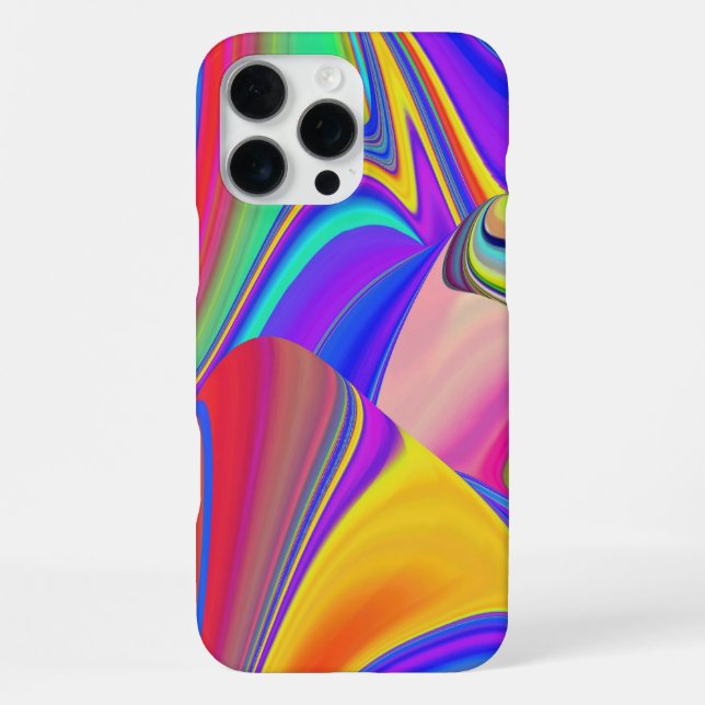 Summerfeeling , Abstract 3D Rainbowart iPhone Case (Back)