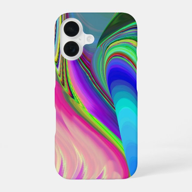 Summerfeeling , Abstract 3D Rainbowart iPhone Case (Back)