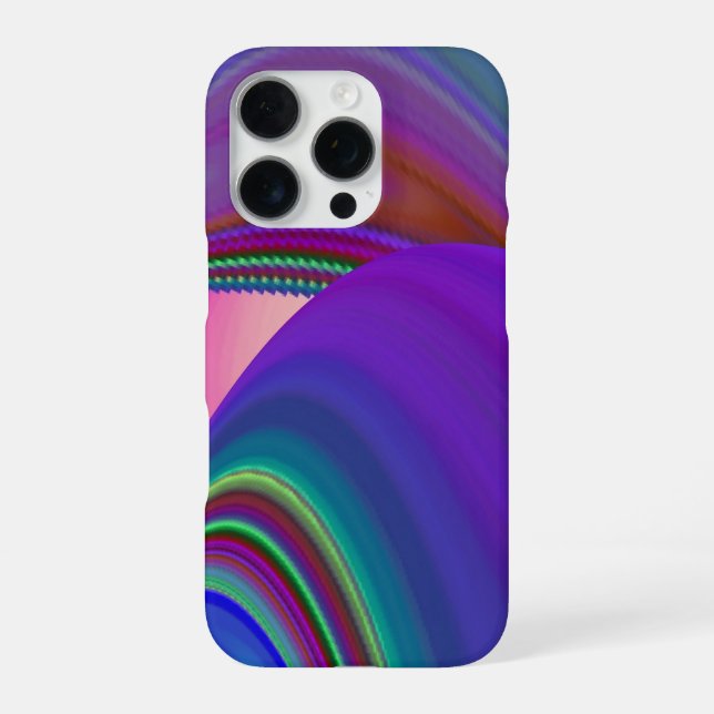 Summerfeeling , Abstract 3D Rainbowart Iphone Case (Back)