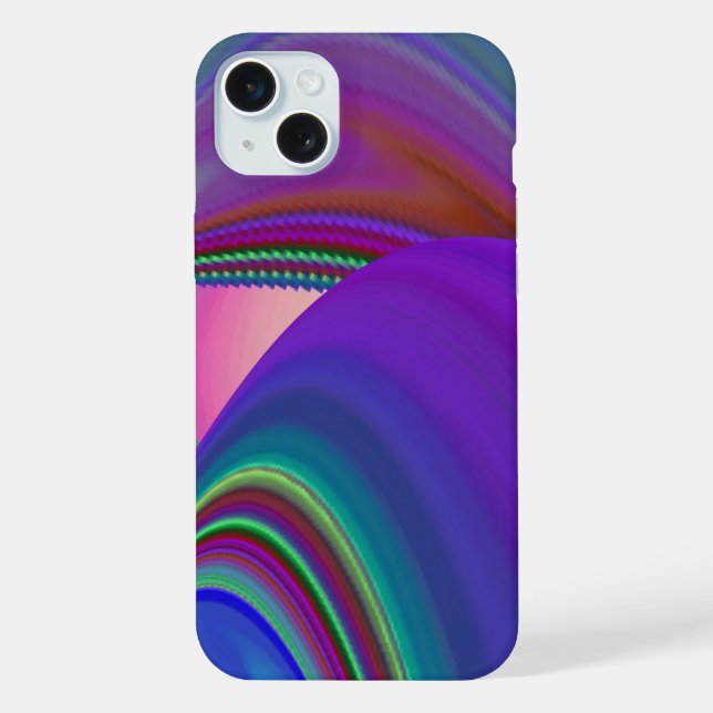 Summerfeeling , Abstract 3D Rainbowart Iphone Case (Back)