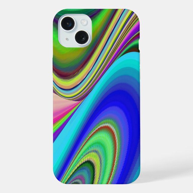 Summerfeeling , Abstract 3D Rainbowart Iphone Case (Back)