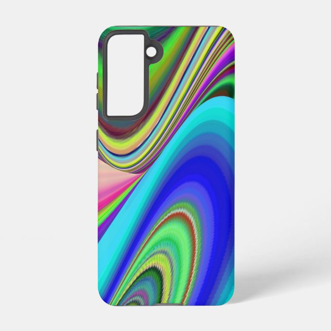 Summerfeeling , Abstract 3D Rainbowart Samsung Galaxy Case (Back)